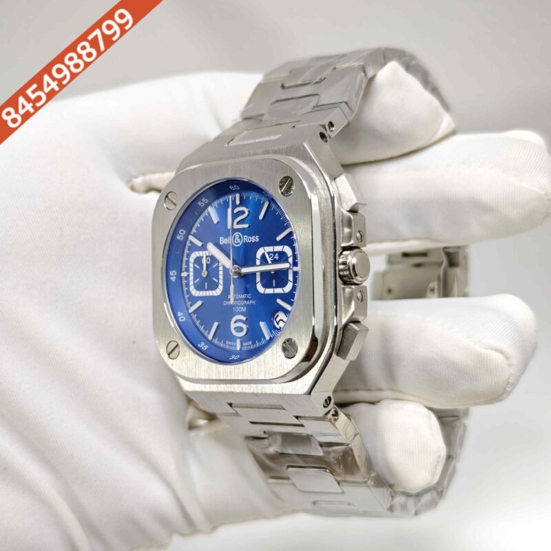 Bell & Ross BR-05 Chronograph Steel Blue Dial Swiss Watch - Image 2