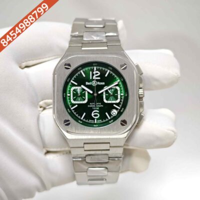 Bell & Ross BR-05 Chronograph Steel Green Dial Swiss Watch