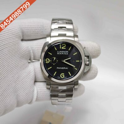 Luminor Panerai Marina Officine PAM 01562  Steel Light Green Dial Stainless Steel Strap Swiss Automatic Watch
