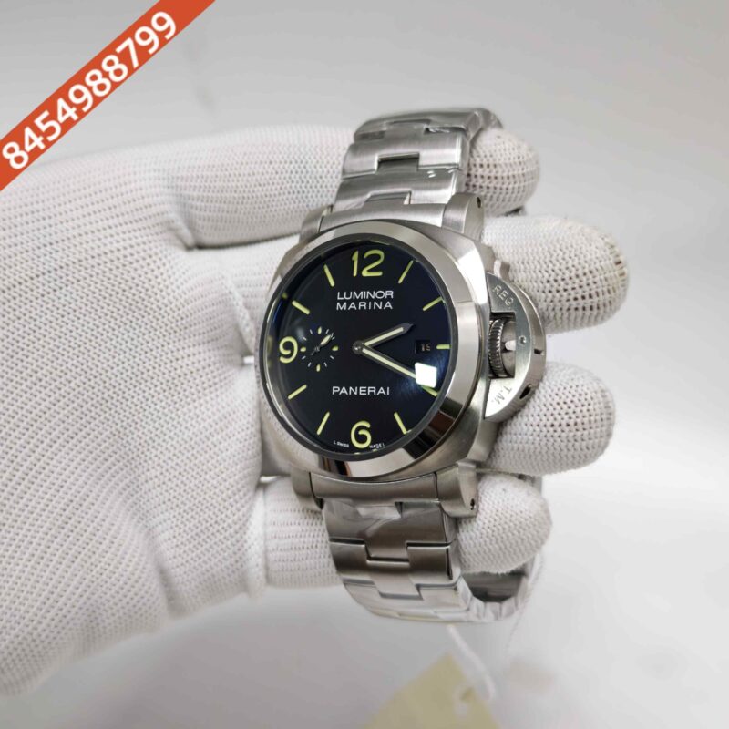 Luminor Panerai Marina Officine PAM 01562  Steel Light Green Dial Stainless Steel Strap Swiss Automatic Watch - Image 2