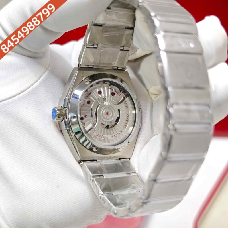 Omega Constellation Co-Axial Meteorite Green Edition Steel Swiss Semi ETA Automatic Watch - Image 4