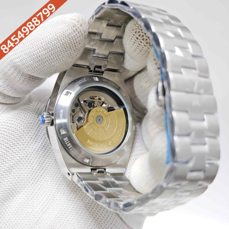 Vacheron Constantin Overseas 6000V Tourbillon Stainless Steel Blue Dial Swiss Automatic Watch - Image 4